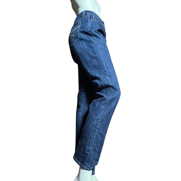 Seven7 Classic Straight Leg Jeans Medium Wash Cotton Blend Size 8 Women's - Picture 2 of 11